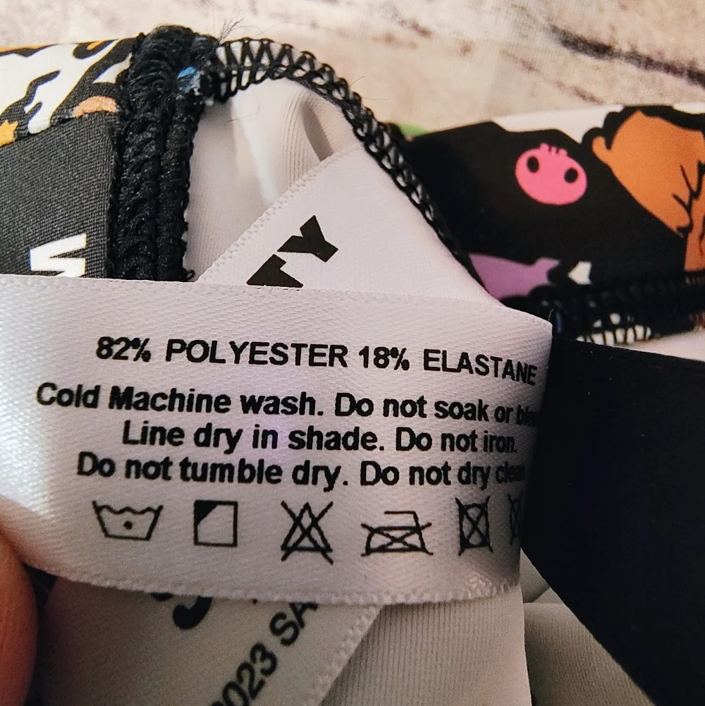 BlackMilk San Rio Allstars Matte High Waist Leggings Medium Anime EDM Festival - Picture 5 of 14